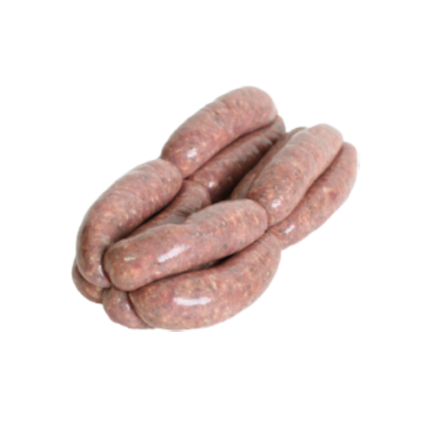 Lamb Sausage Thick<br>Natural Skin (GF) - 1Kg