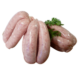 Pork Sausage Thick<br>Natural Skin (GF) - 1Kg